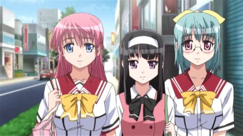 One year has passed since Haruomi has gone to live in the house of the three Orifushi sisters, Natsumi, Akina and Mafuyu. . Kanojo x kanojo x kanojo dubbed